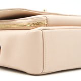 Chanel Business Affinity Flap Bag Quilted Caviar Medium Beige