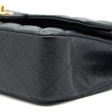 Chanel MEDIUM CLASSIC DOUBLE FLAP BAG CAVIAR BLACK
