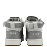 Christian Dior B27 Mid Top Oblique Galaxy Perforated Sneakers Grey