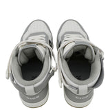 Christian Dior B27 Mid Top Oblique Galaxy Perforated Sneakers Grey