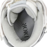 Christian Dior B27 Mid Top Oblique Galaxy Perforated Sneakers Grey