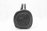 Gucci Soho Boston Bag in Black Leather
