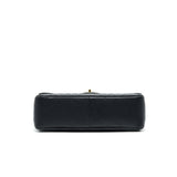 Chanel CLASSIC JUMBO SINGLE FLAP BAG BLACK CAVIER