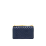 Chanel Boy Chanel Old Medium Caviar Navy with