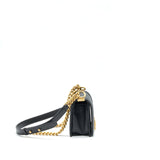 Chanel Small Boy Bag Caviar Black brushed  Year 2021 (microchip serial）