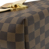 Louis Vuitton Clapton Damier Ebene Backpack Bag Creme Beige