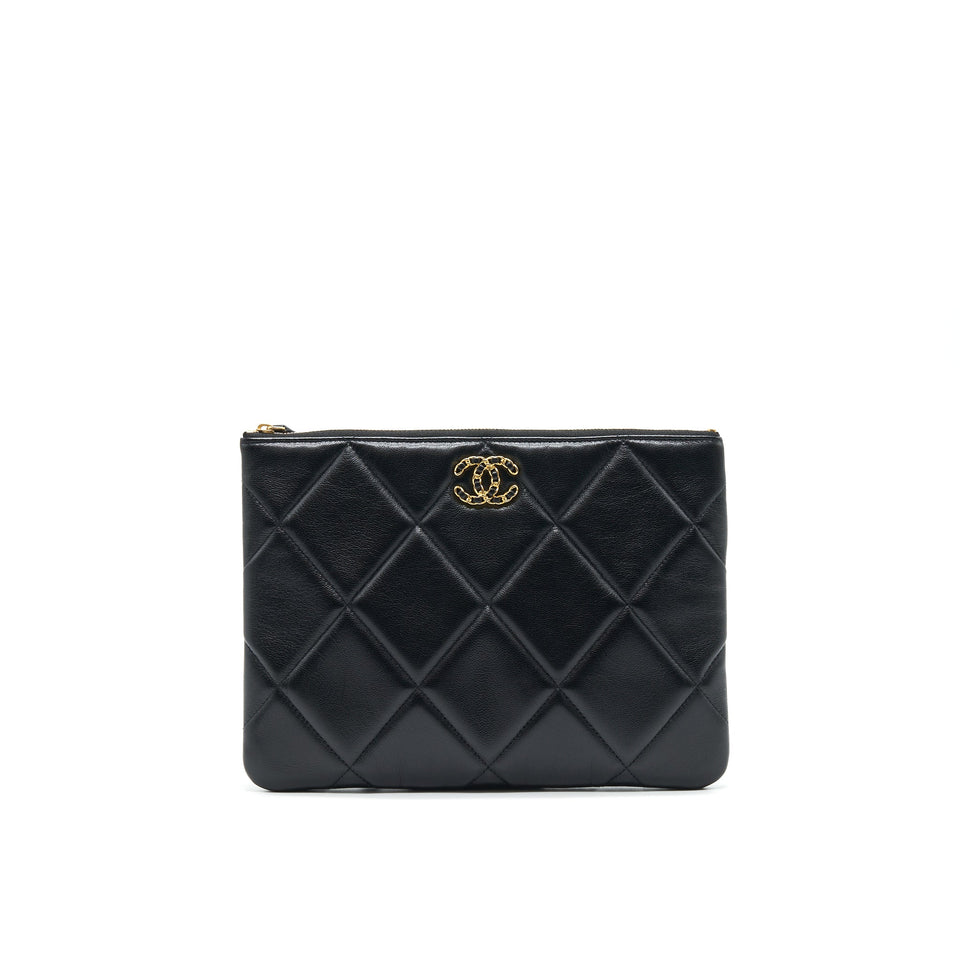 Chanel 19 Pouch black
