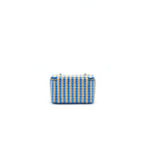 Chanel Vanity with Chain Blue & Beige