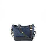 Chanel Small Gabrielle Hobo Bag Black/ Navy