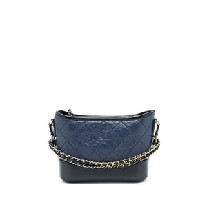 Chanel Small Gabrielle Hobo Bag Black/ Navy