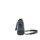 Chanel Small Gabrielle Hobo Bag Black/ Navy