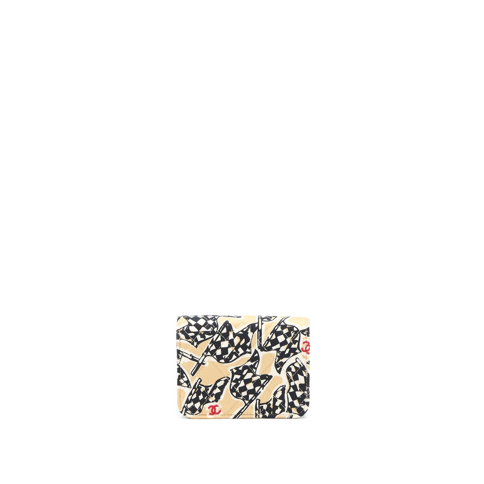 Chanel Mini Clutch With Chains Fabric Multicolour L (Microchip)