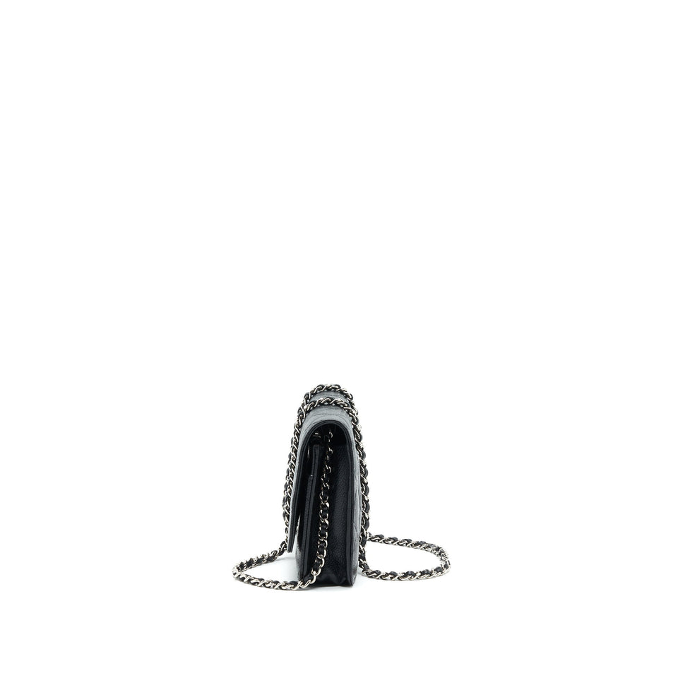 Chanel Wallet On Chain Caviar