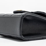 Chanel 22B Top Handle Mini Flap Clutch Lambskin black  (Microchip)
