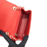 Chanel Mini Square Flap Bag Red L