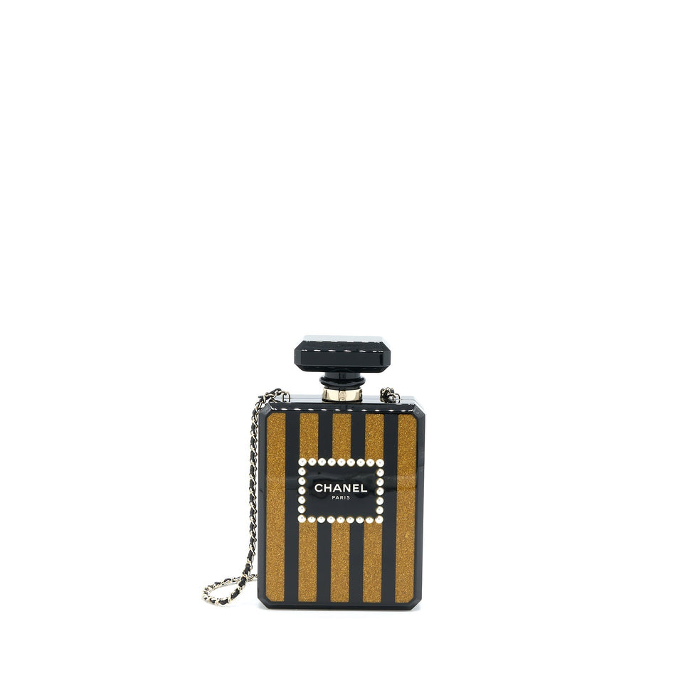 Chanel 17a Perfume Bottle Clutch Evening Bag L
