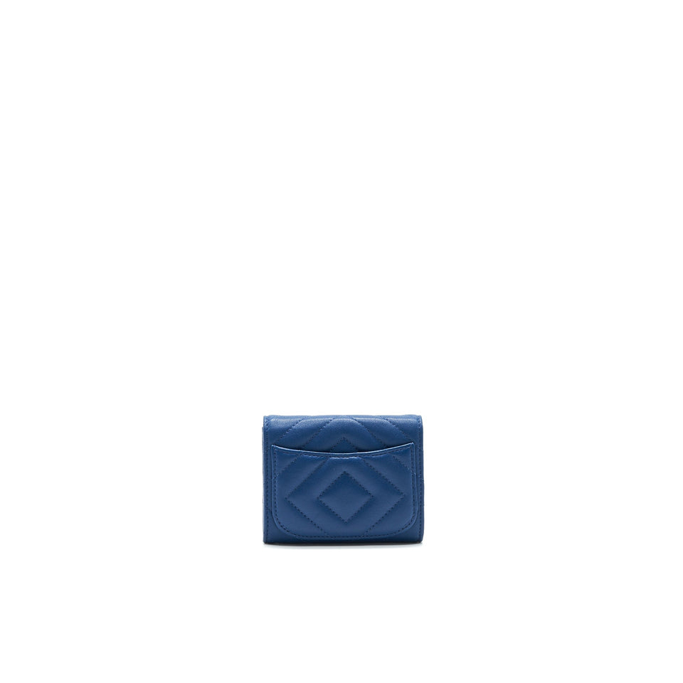Chanel Chevron 2.55 reissue  Holder Blue