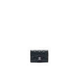 Chanel Classic  Holder Caviar Black