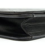 Chanel Vintage Lambskin Flap Bag with Chain Black 24K