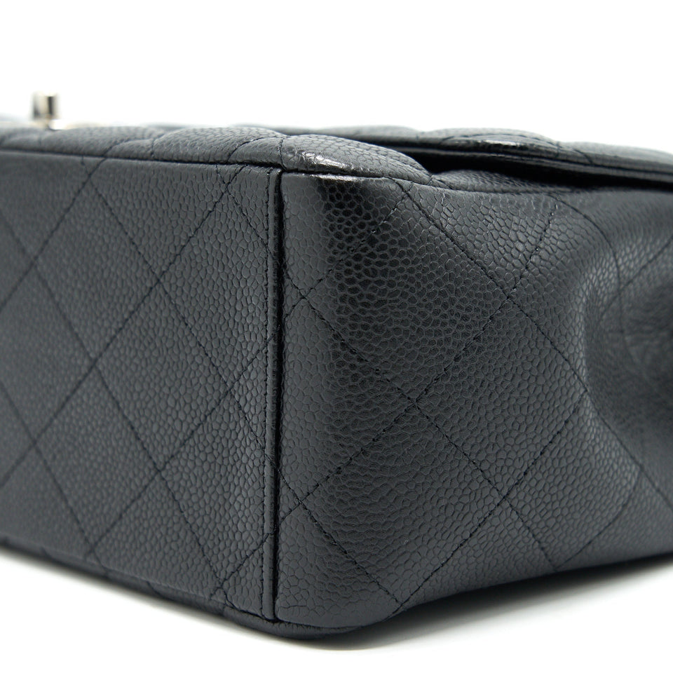 Chanel CAVIER CLASSIC MAXI SINGLE FLAP BAG BLACK