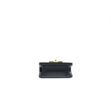 Chanel Small Flap Bag with Calfskin, Pearl , Resin Black