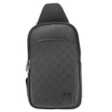 Louis Vuitton Avenue Sling Damier Infini Leather Backpack Bag Black