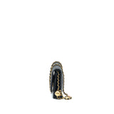 Chanel 22C Pearl Crush Wallet On Chain Black
