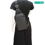 Louis Vuitton Avenue Sling Damier Infini Leather Backpack Bag Black