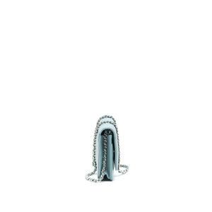 Chanel Wallet On Chain Caviar Pearly Light Blue