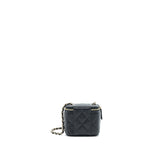 Chanel Mini Vanity Caviar In Black L