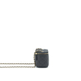 Chanel Mini Vanity Caviar In Black L