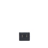 Chanel Filigree Flap  Holder Caviar Black