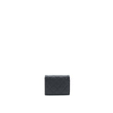 Chanel Filigree Flap  Holder Caviar Black