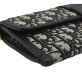 Christian Dior 30 Montaigne Oblique Jacquard Crossbody Clutch Blue