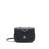 Chanel Flap Chain Bag Black L