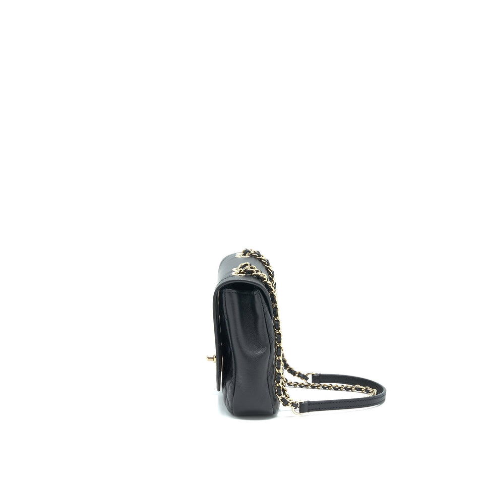 Chanel Flap Chain Bag Black L