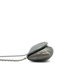 Chanel HALF MOON WALLET ON CHAIN IN GREY