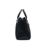 Chanel Suede Leather Tote Bag Black L