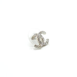 Chanel CC LOGO CRYSTAL EARRINGS