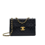 Chanel Vintage Maxi Flap Bag Black 24K