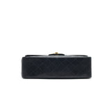 Chanel Vintage Maxi Flap Bag Black 24K