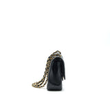 Chanel medium Classic double flap Bag Caviar black  serial 25