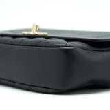 Chanel Flap Chain Bag Black L