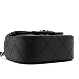 Chanel Mini Clutch With Chain Caviar Black L (microchip)