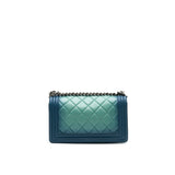 Chanel Medium Leboy Bag Green Ruthenium Hardware