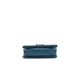 Chanel Medium Leboy Bag Green Ruthenium Hardware
