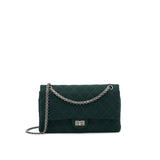 Chanel reissue 2.55 226 Flap Bag fabric Dark green