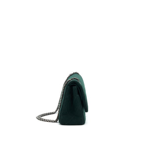 Chanel reissue 2.55 226 Flap Bag fabric Dark green