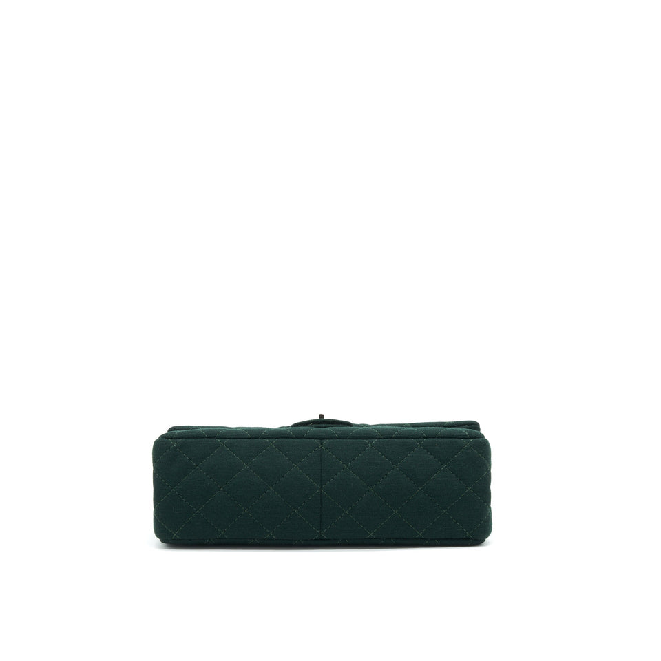 Chanel reissue 2.55 226 Flap Bag fabric Dark green