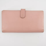Chanel Butterfly Camellia Bifold Long Wallet Pink